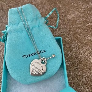 Tiffany & Co. Return Heart & Key Pendant